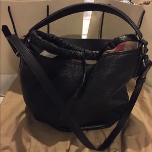NWOT Burberry Black Ashby Leather Bag